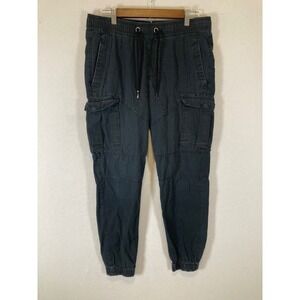 Streetwear CSG Champs Sports Gear Mens Medium Black Ripstop Cargo Jogger Pants
